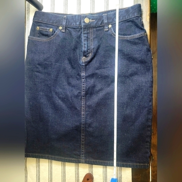RALPH LAUREN DENIM  skirt size 4P EUC - Picture 7 of 9
